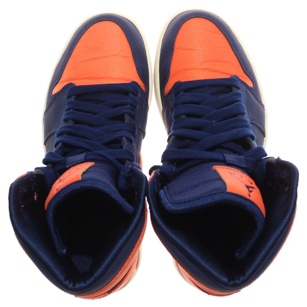 NIKE(ナイキ) WMNS AIR JORDAN 1 RETRO HIGH BLUE VOID TURF ORANGE ウィメンズ エアジョーダン1 ハイカットスニーカー レディース US6.5/23.5cm AH7389-408