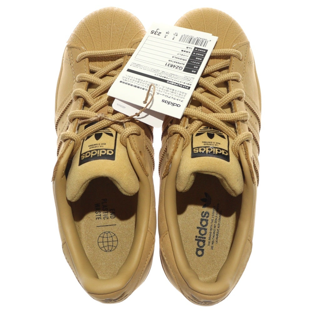 adidas(アディダス) SUPERSTAR GOLDEN BEIJI スーパースター ゴールデンベージュ ローカットスニーカー レディース US5.5/23.5cm GZ4831