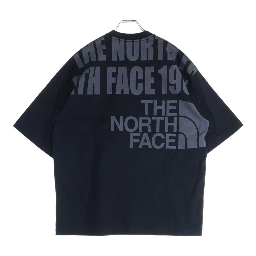 THE NORTH FACE(ザノースフェイス) S/S OVERSIZED LOGO TEE オーバーサイズ ロゴTシャツ 半袖クルーネックカットソー ブラック NT32433