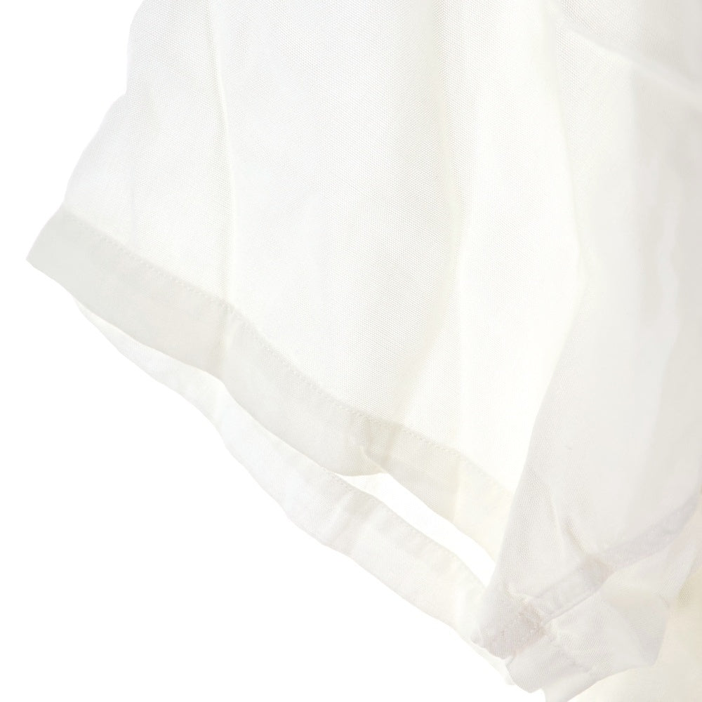 WACKO MARIA(ワコマリア) 24SS 50'S SHIRT S/S 24SS-WMS-OC05 ロゴ刺繍半袖開襟シャツ ホワイト