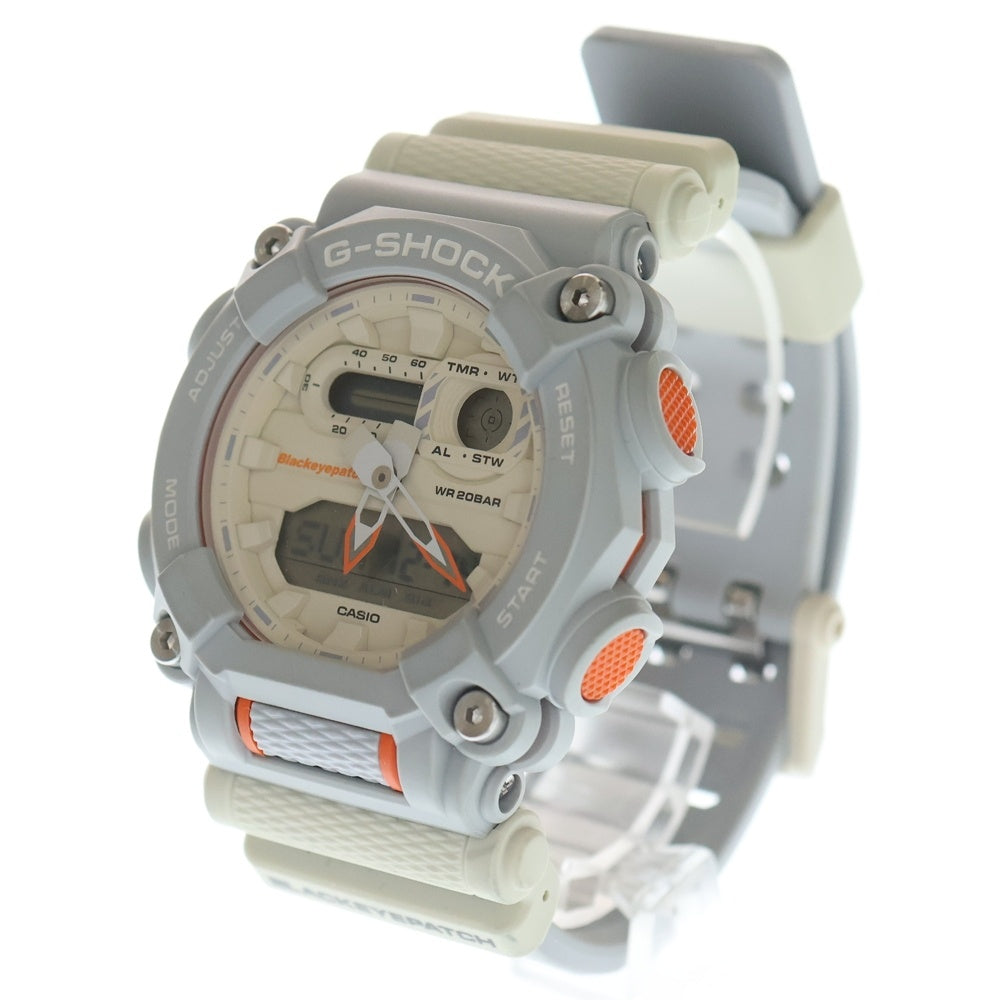 CASIO(カシオ) ×BlackEyePatch G-SHOCK ブラックアイパッチ ジーショック デジタルウォッチ 腕時計 グレー GA-900-BEP