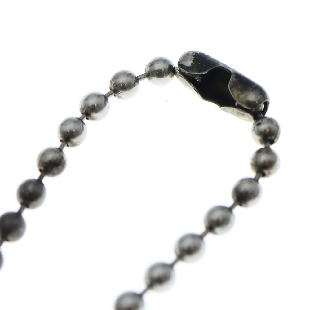 ISAMU KATAYAMA BACKLASH(イサムカタヤマバックラッシュ) ×JUN UEZONO ジュン ウエゾノ ホーンリング ドックタグ ペンダントトップ ネックレス シルバー