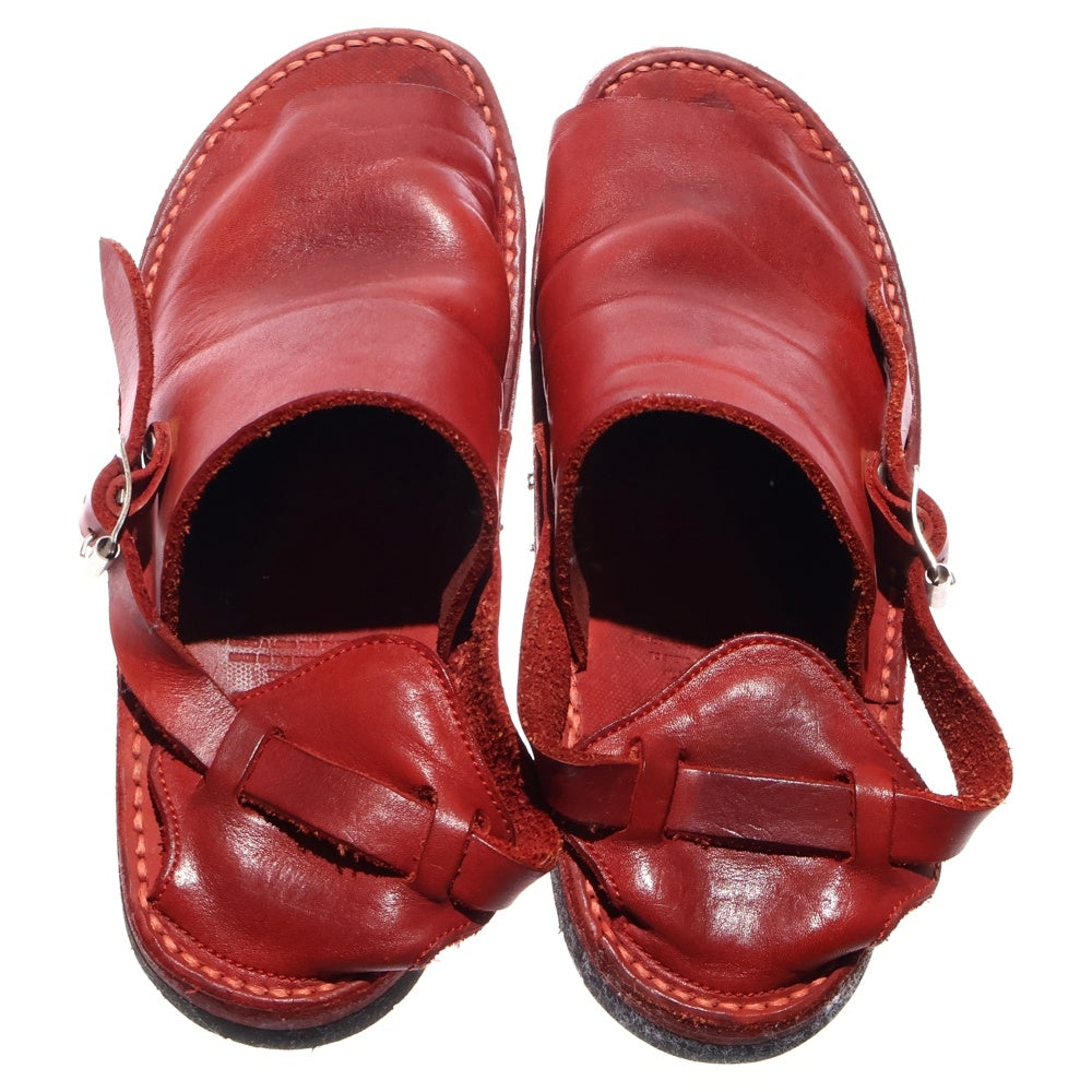 あ*を様 BACKLASHバックラッシュイサムカタヤマ レザーサンダル　 S あ*を様 BACKLASHバックラッシュイサムカタヤマ レザーサンダル S