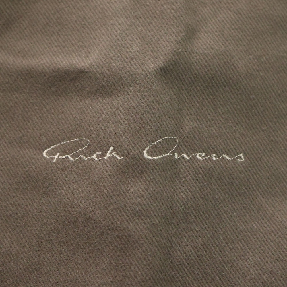 Rick Owens(リックオウエンス) ロゴデザイン コットン トートバッグ グレー