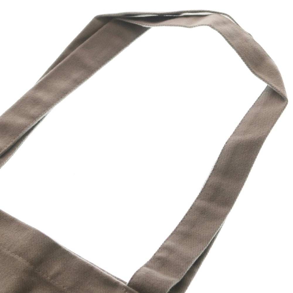 Rick Owens(リックオウエンス) ロゴデザイン コットン トートバッグ グレー