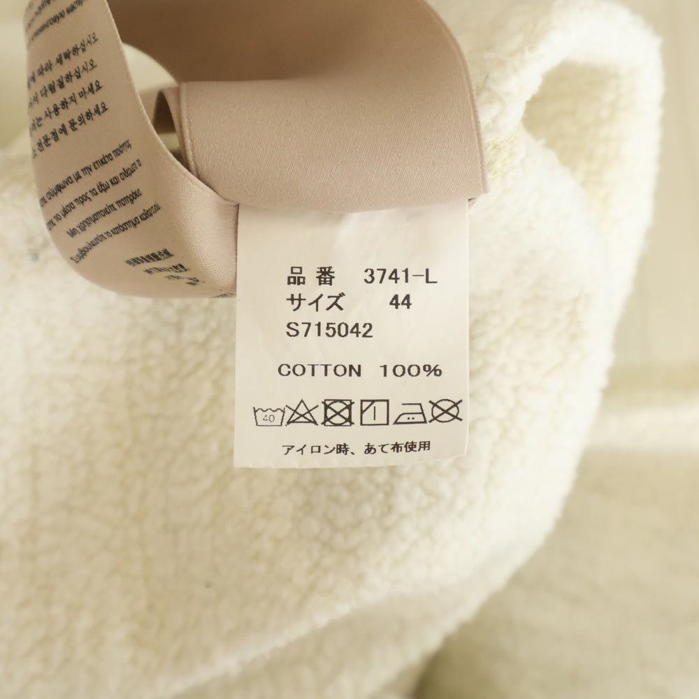 FULLCOUNT(フルカウント) ×N/07 Double V Set In Sleeve Mother Cotton Exhausted ヴィンテージ加工 両V セットイン コットン クルーネック スウェットトレーナー ホワイト