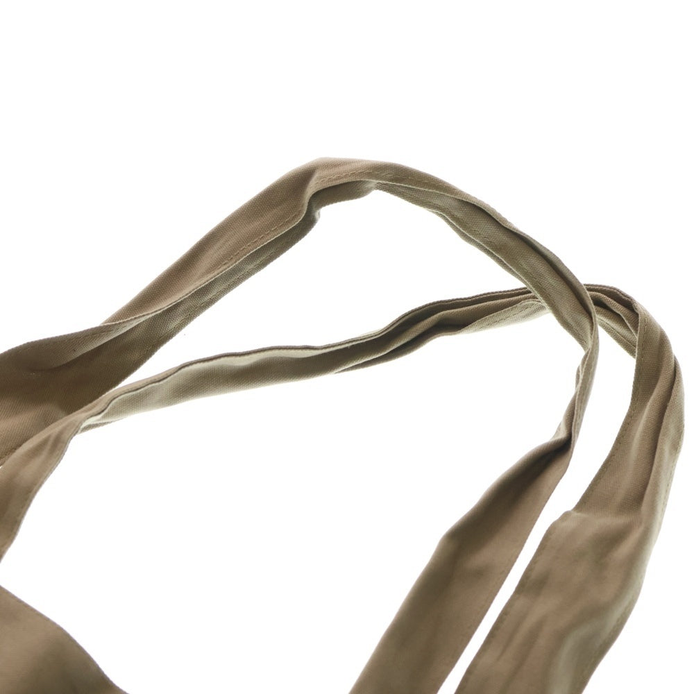 ISAMU KATAYAMA BACKLASH(イサムカタヤマバックラッシュ) ロゴプリント ラージ トートバッグ ベージュ