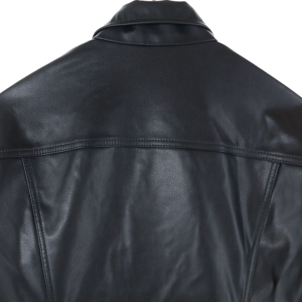 Levi's(リーバイス) LIMITED LEATHER TRUCKER JACKET リミテッド レザー トラッカー ジャケット ブラック A5019-0000
