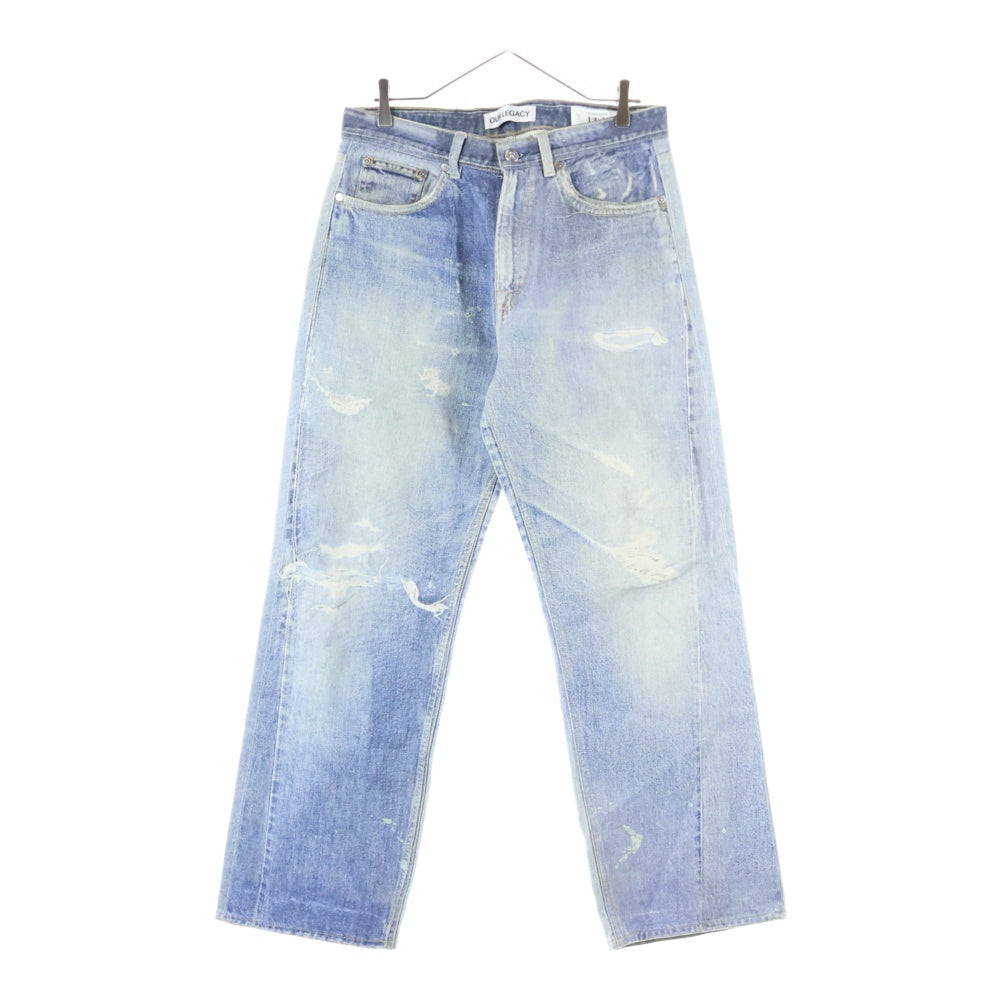 OUR LEGACY(アワーレガシー) THIRD CUT (DIGITAL DENIM PRINT) サードカット デジタルプリント デニムパンツ インディゴ