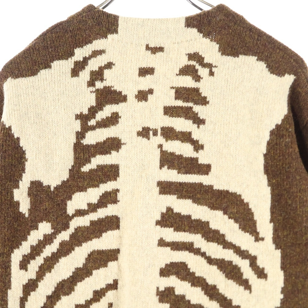 KAPITAL(キャピタル) 5G ウール BONEショートカーディガン ブラウン EK