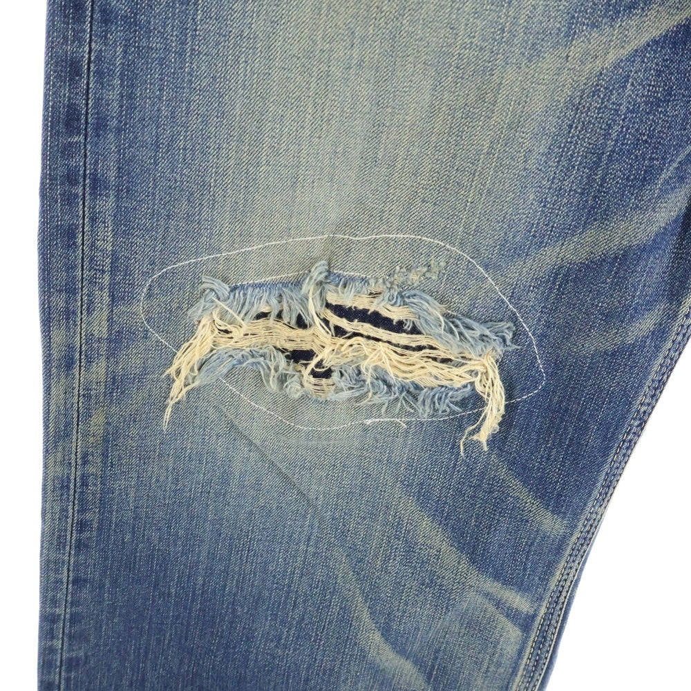 anachronorm(アナクローム) ゼータ2 ワッペン ダメージ加工デニムパンツ No.262