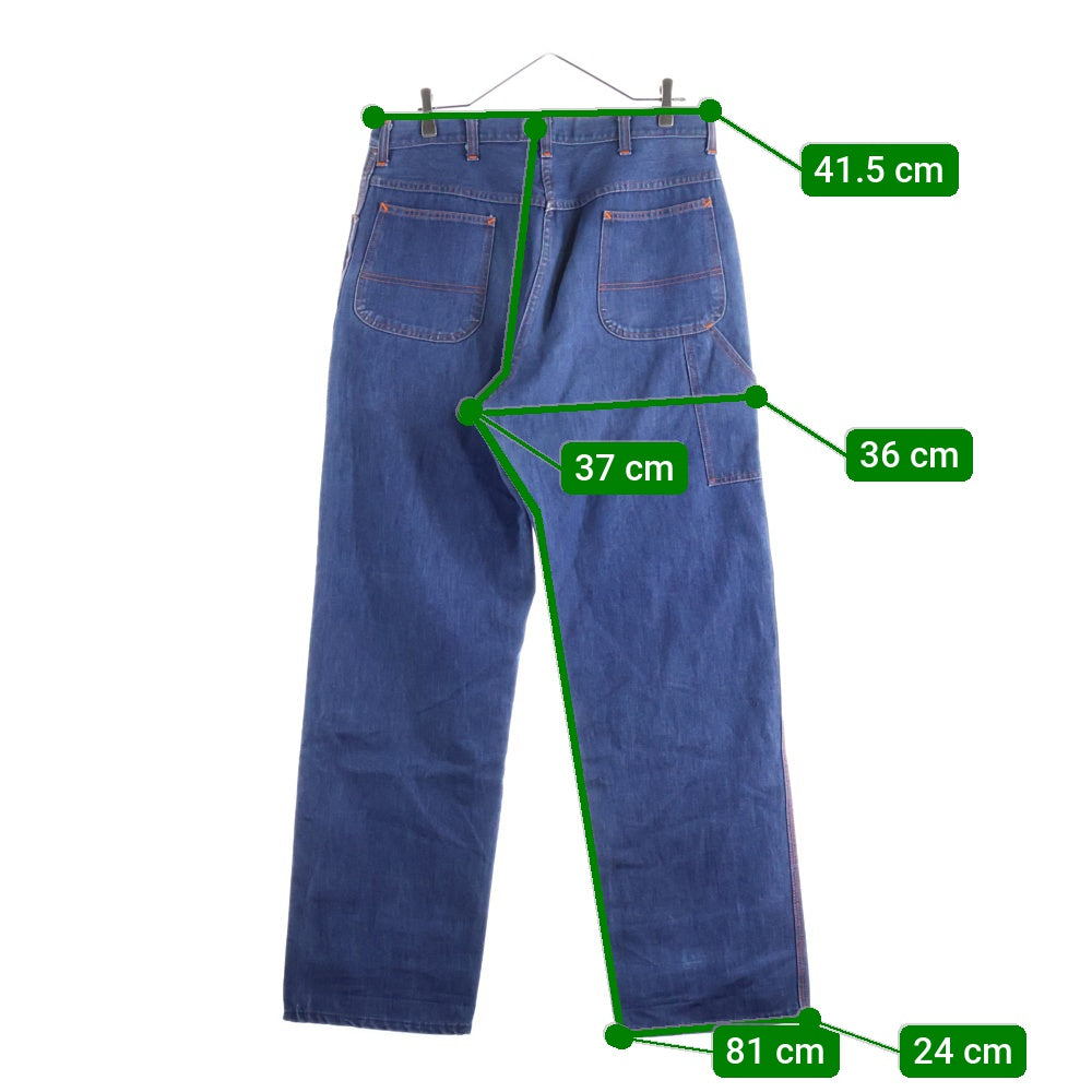 VINTAGE(ヴィンテージ) 70S VINTAGE BIG MAC ビッグマック ヴィンテージ デニムペインター ワークパンツ インディゴ