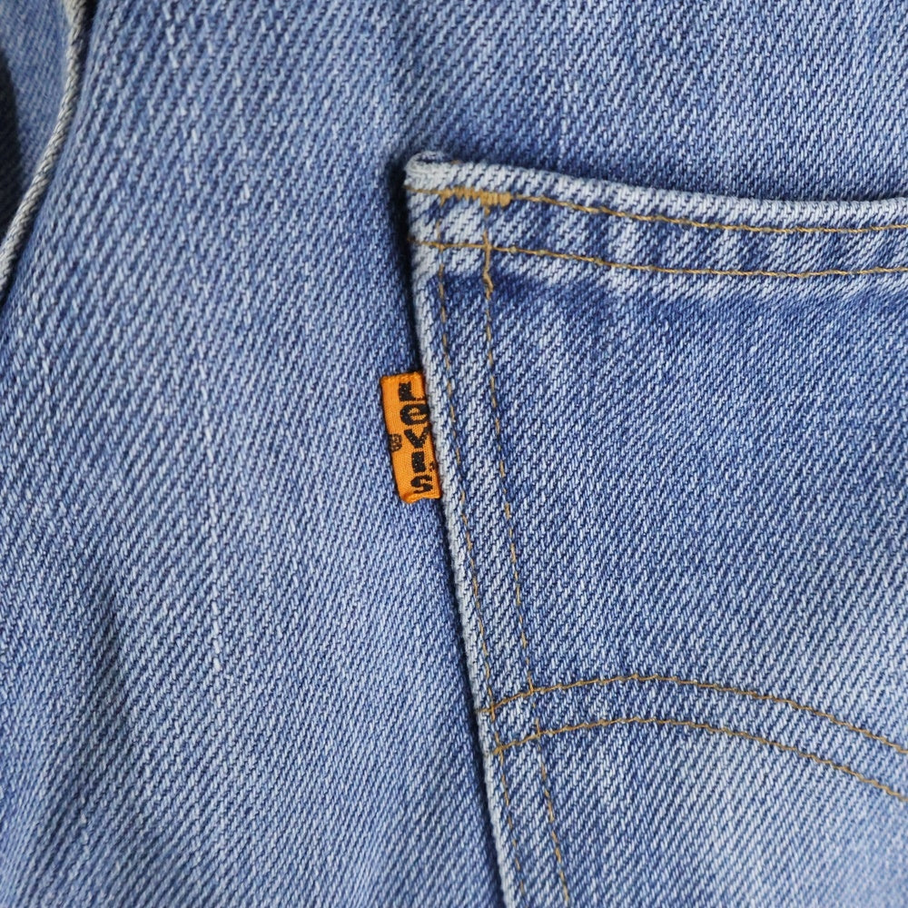 Levi's(リーバイス) 80S VINTAGE 646 ボタン裏8 オレンジタブ ベルボトム フレア ヴィンテージ デニムパンツ インディゴ
