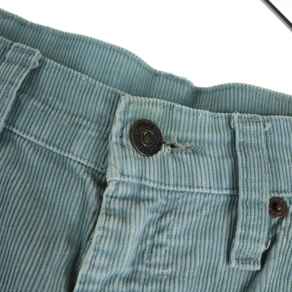 Levi's(リーバイス) 70S VINTAGE 517 ボタン裏10 コーデュロイ ヴィンテージ ブーツカット フレアパンツ ブルー