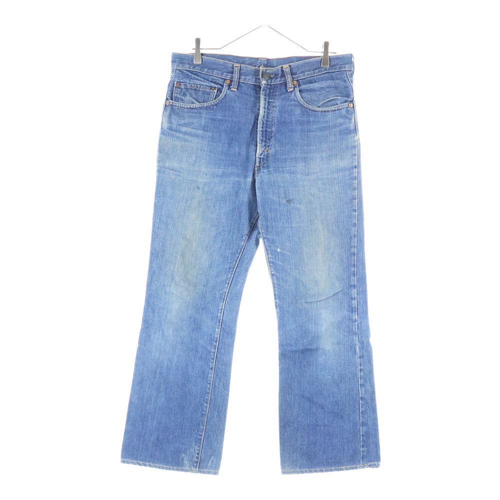 Levi's(リーバイス) 70S VINTAGE 517 ボタン裏2 ジップフライ ブーツカット ヴィンテージプリント デニムパンツ インディゴ