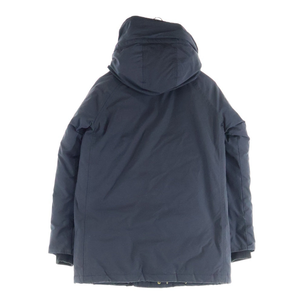 MUSE de Deuxieme Classe(ミューズ ドゥーズィエム クラス) 15AW ナイロン ジップアップフーデット ダウンロングジャケット ブラック レディース 15-020-500-4030-3-0