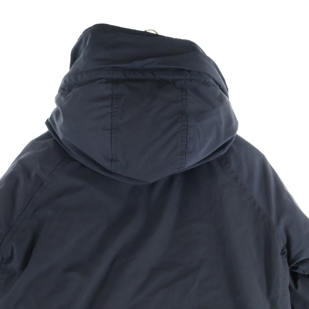 MUSE de Deuxieme Classe(ミューズ ドゥーズィエム クラス) 15AW ナイロン ジップアップフーデット ダウンロングジャケット ブラック レディース 15-020-500-4030-3-0