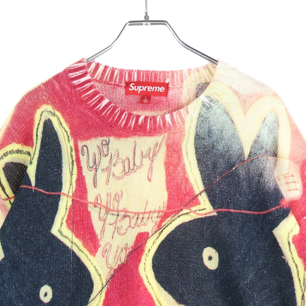SUPREME(シュプリーム) 24SS Yo Baby Sweater 総柄 ヨーベイビー ニット セーター マルチ