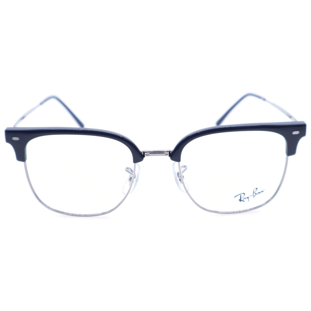 Ray Ban(レイバン) CLUBMASTER クラブマスター ハーフリム ボストン メガネ アイウェア サングラス ネイビー RB7216 レディース