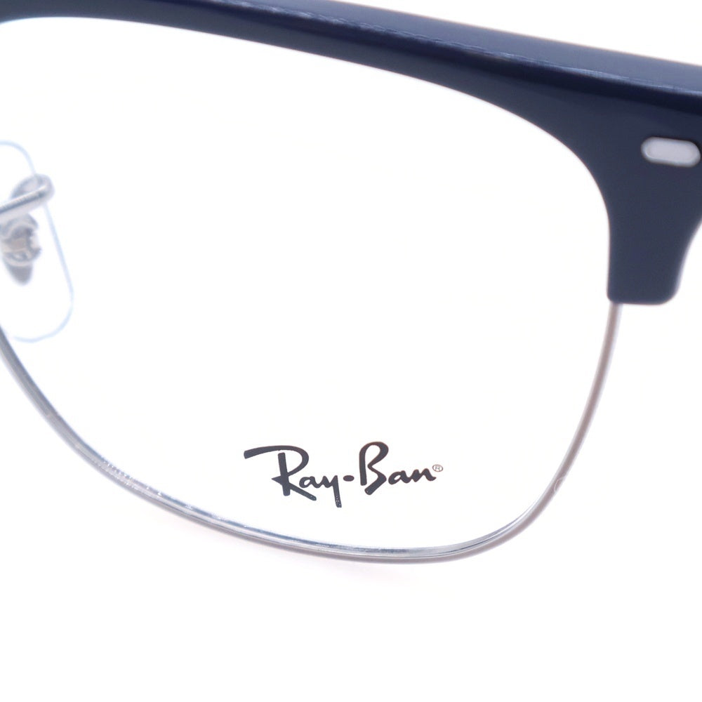 Ray Ban(レイバン) CLUBMASTER クラブマスター ハーフリム ボストン メガネ アイウェア サングラス ネイビー RB7216 レディース