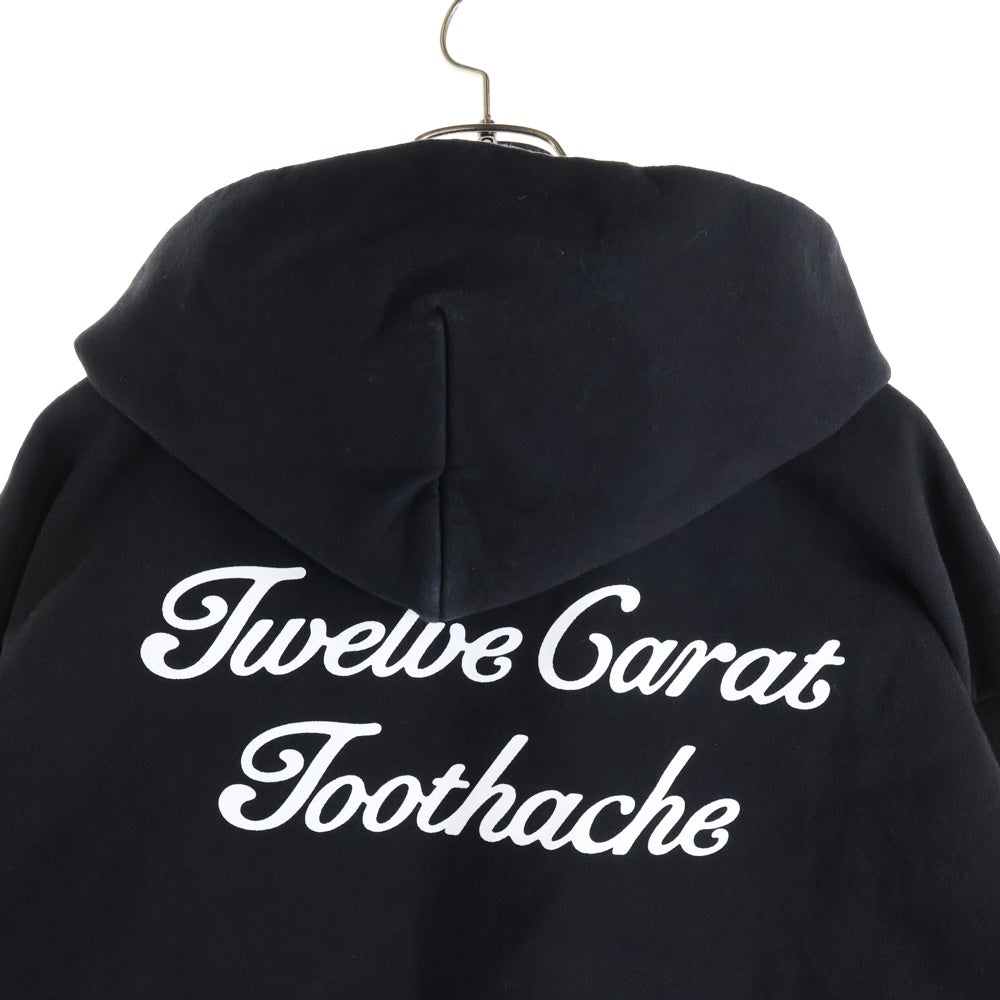 Post Malone(ポストマローン) Butterfly Knife バタフライ プリントスウェット プルオーバーパーカー ブラック