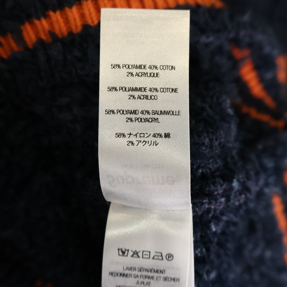 SUPREME(シュプリーム) 25SS Texture Arc Sweater テクスチャー アークロゴ アクリルニットセーター ネイビー/オレンジ