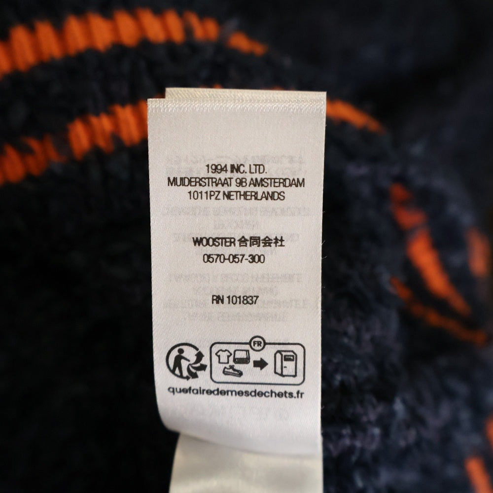 SUPREME(シュプリーム) 25SS Texture Arc Sweater テクスチャー アークロゴ アクリルニットセーター ネイビー/オレンジ