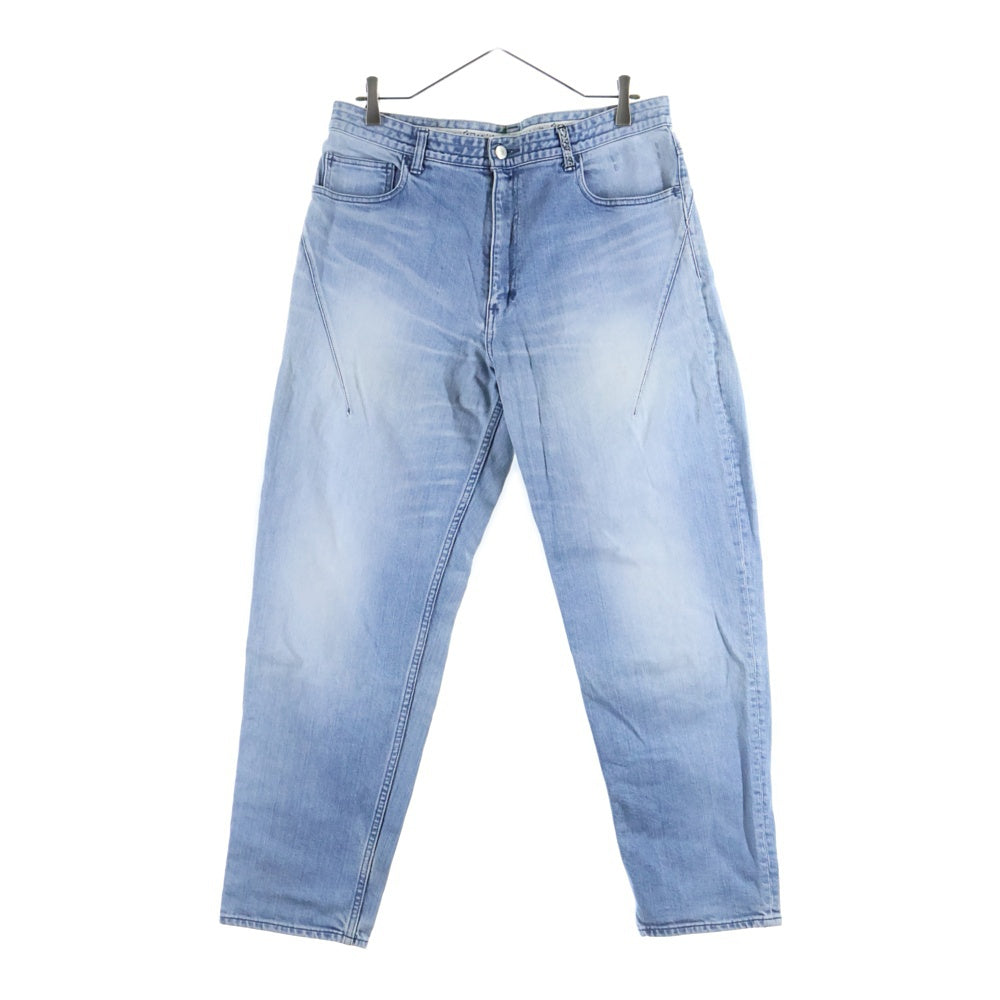 NUMBER (N)INE(ナンバーナイン) 裏地音符柄 ジップフライ ストレートデニムパンツ インディゴ