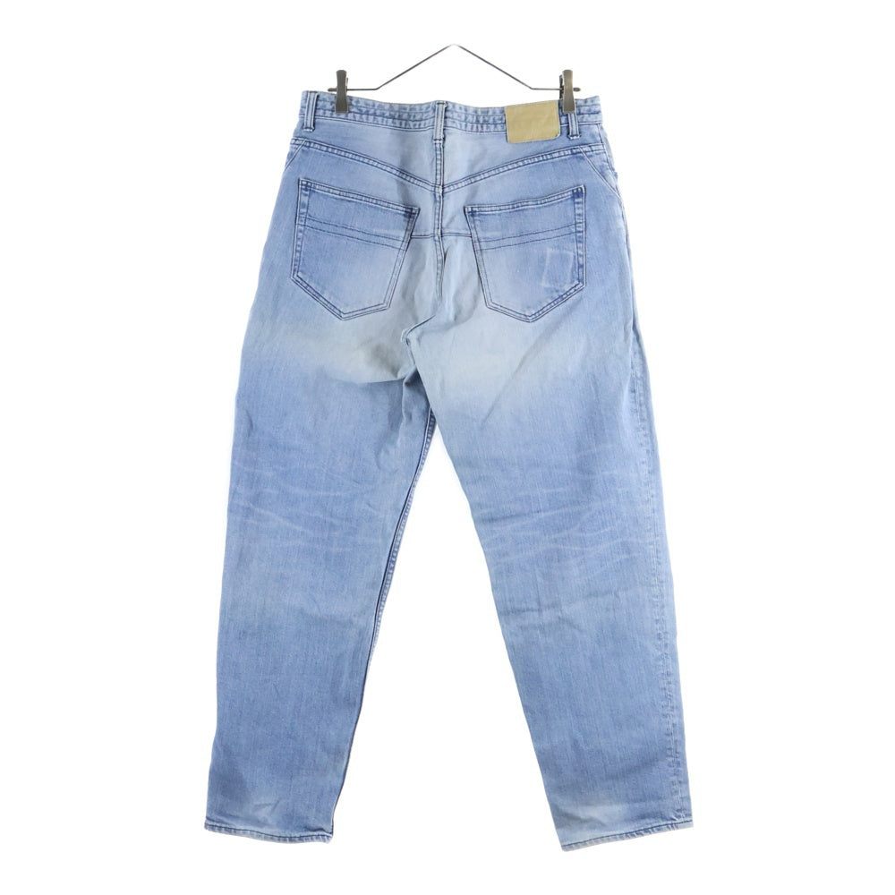 NUMBER (N)INE(ナンバーナイン) 裏地音符柄 ジップフライ ストレートデニムパンツ インディゴ