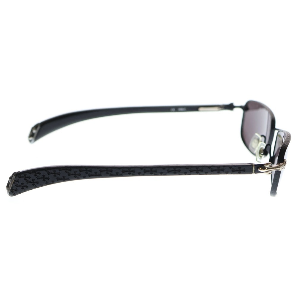 CHROME HEARTS(クロムハーツ) LIVING PROOF I ANTIQUE SILVER EBONY WOOD リビング プルーフ アンティークシルバー エボニー ウッド サングラス メガネ 眼鏡 ブラック 52-17-131