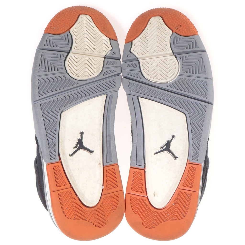 NIKE(ナイキ) WMNS AIR JORDAN STARFISH ウィメンズ エアジョーダン 4 スターフィッシュ ハイカットスニーカー ブラック/オレンジ US6/23cm CW7183-100 レディース
