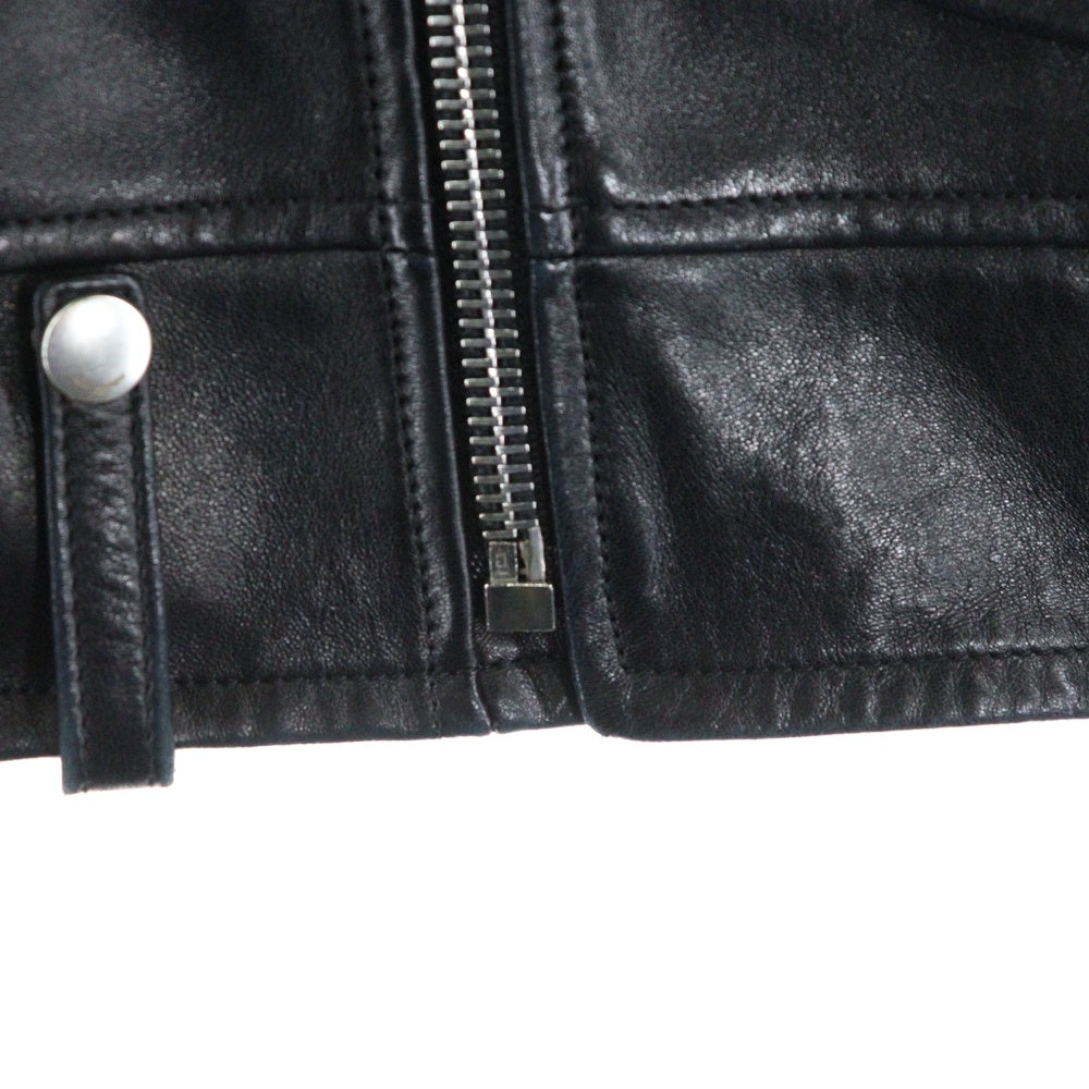SAINT LAURENT PARIS(サンローランパリ) 15AW L01 CLASSIC MOTORCYCLE LEATHER RIDERS JACKET クラシックモーターサイクル ライダースジャケット レザー ブラック 397290 Y5YA1