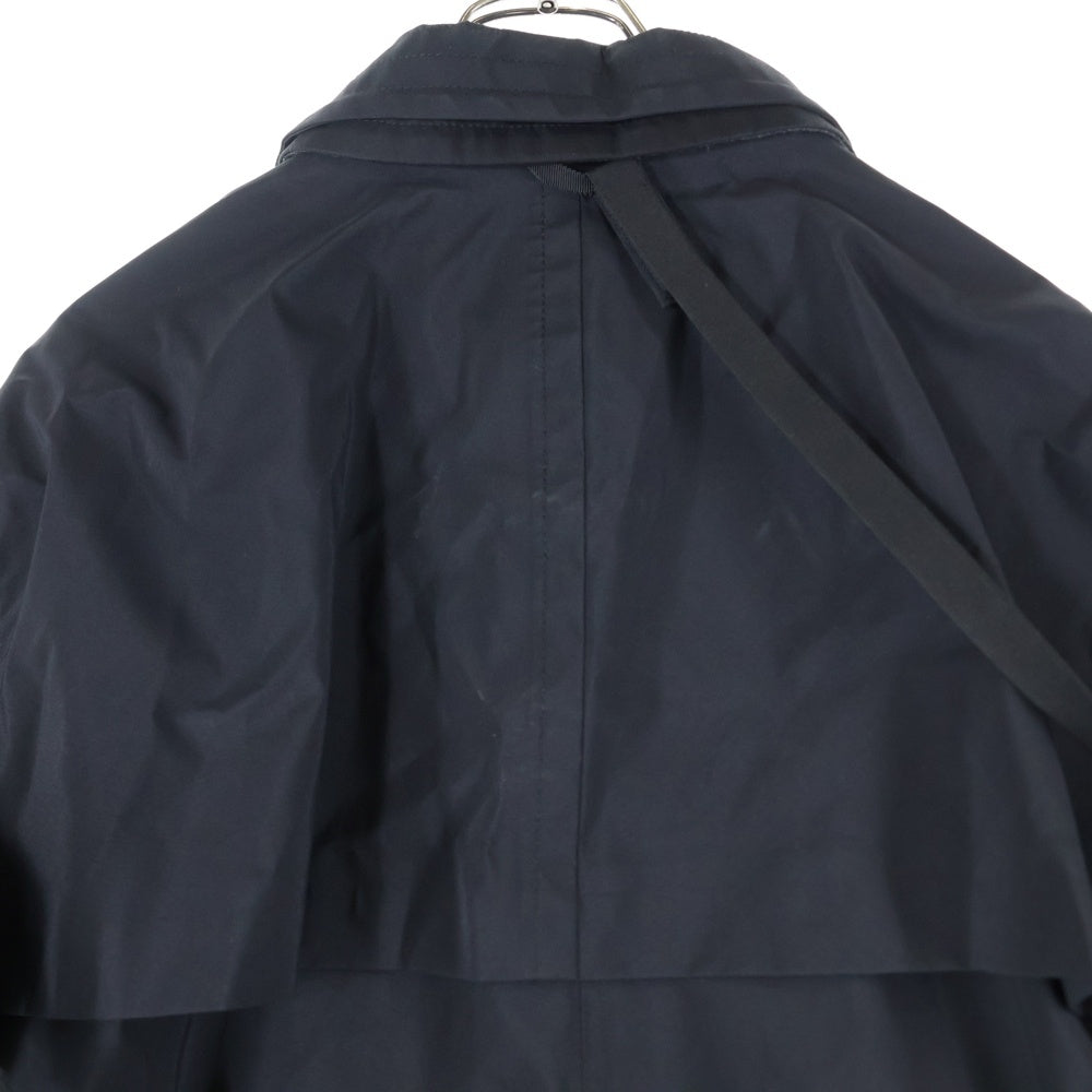 ACRONYM(アクロニウム) 22SS ×sacai TRENCH COAT サカイ ドッキング ナイロン トレンチコート ジップアップ ジャケット ブラック