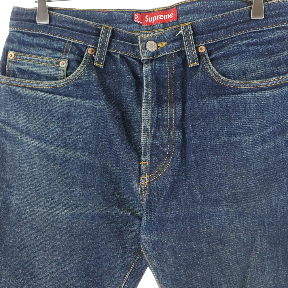 SUPREME(シュプリーム) Rigid Slim Jean リジットスリムジーンズ デニムパンツ インディゴ