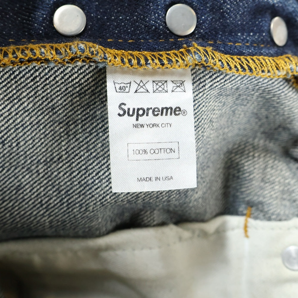 SUPREME(シュプリーム) Rigid Slim Jean リジットスリムジーンズ デニムパンツ インディゴ