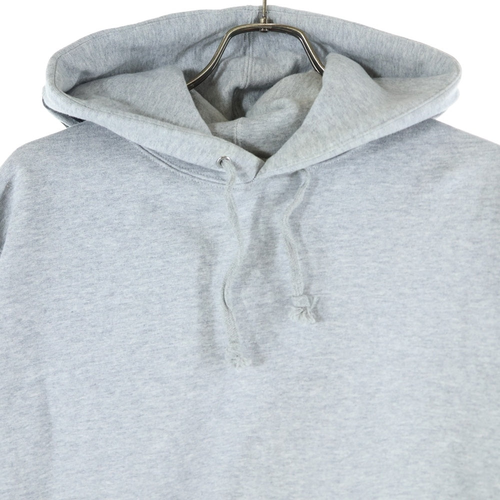 SUPREME(シュプリーム) 19AW Mirrored Logo Hooded Sweatshirt ミラード ロゴ フーデッド スウェット シャツ プルオーバーパーカー グレー