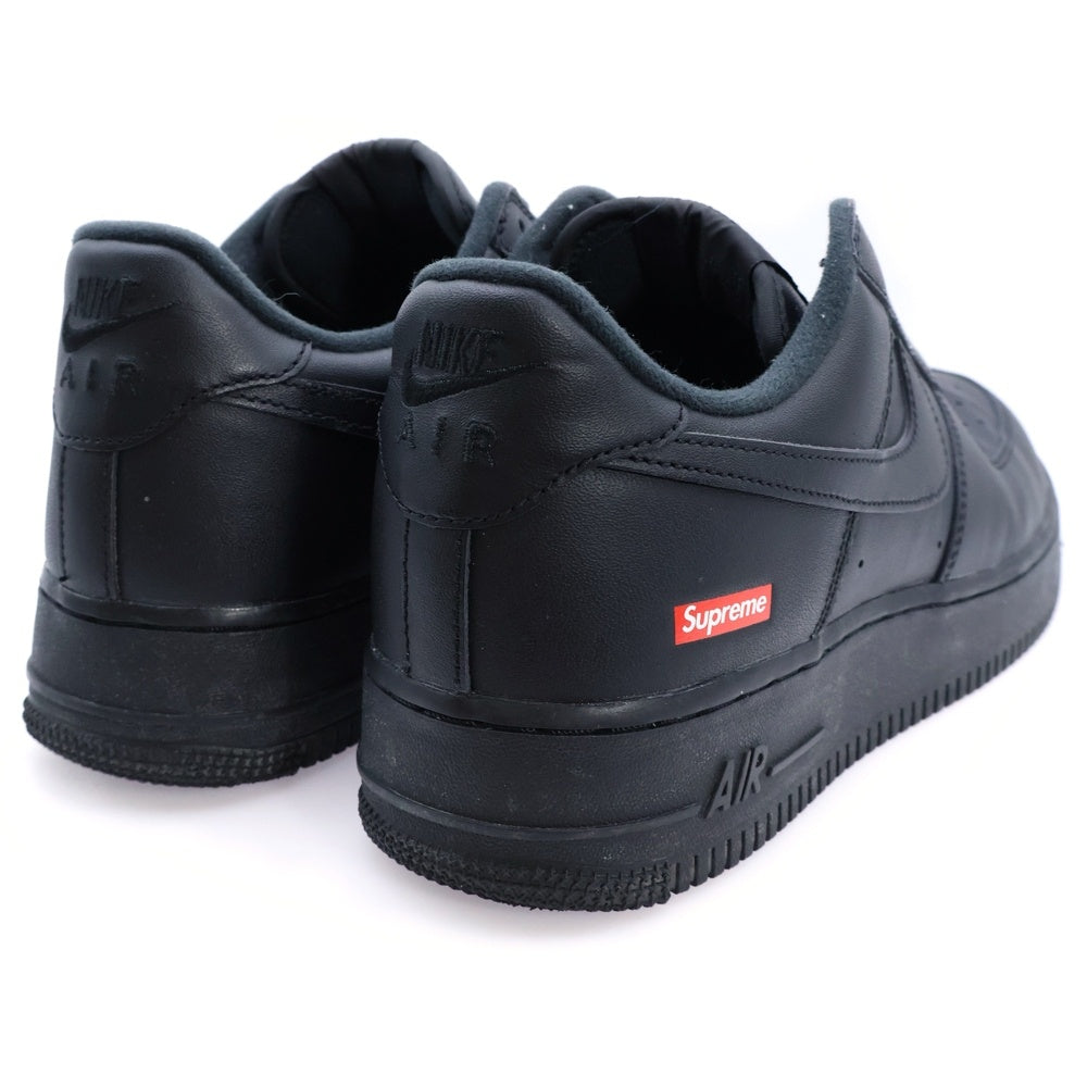 NIKE(ナイキ) × SUPREME AIR FORCE 1 LOW エアフォースワンロー ローカットスニーカー ブラック US9/27cm CU9225-001