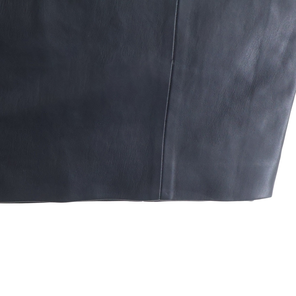 Sacai(サカイ) 23SS Faux Leather Skirt フェイク レザー スカート レディース ブラック 23-06498