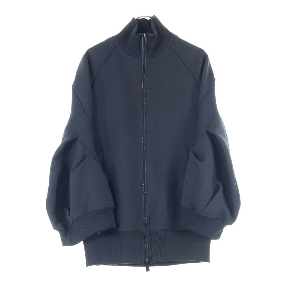 Sacai(サカイ) 23SS Technical Jersey Blouson テクニカルジャージ ブルゾン ジャケット ブラック 23-06637 レディース
