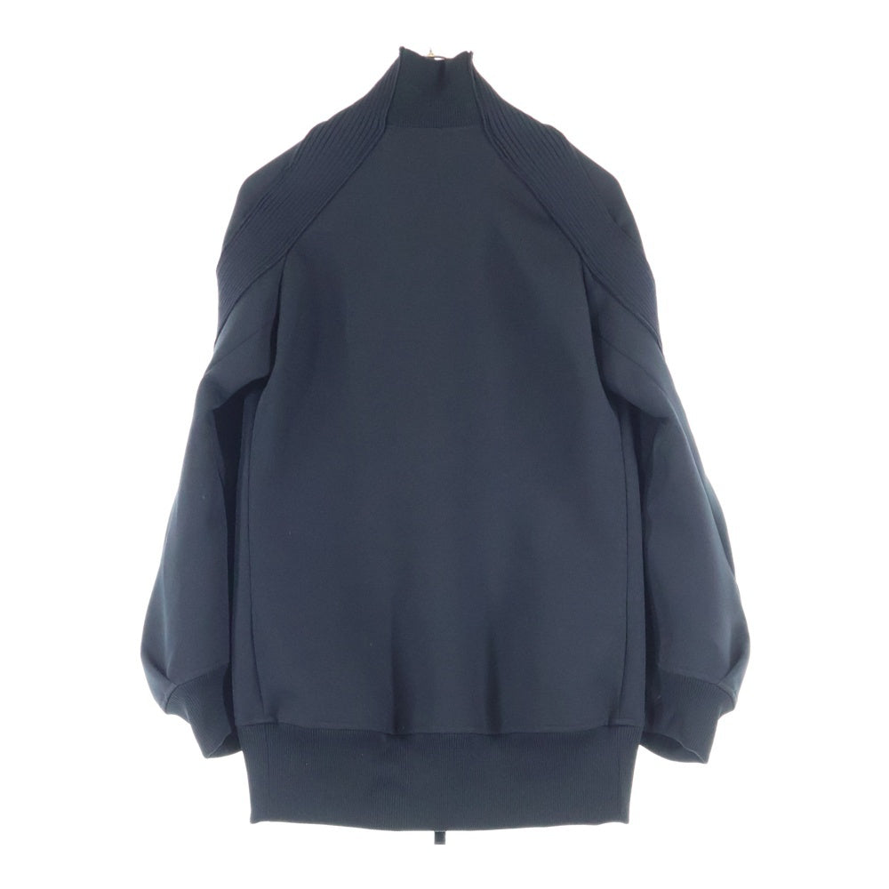 Sacai(サカイ) 23SS Technical Jersey Blouson テクニカルジャージ ブルゾン ジャケット ブラック 23-06637 レディース