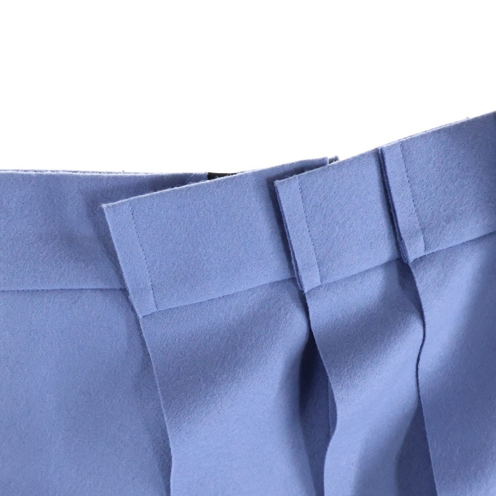 Sacai(サカイ) 23SS Wool Melton Skirt ウールメルトン スカート レディース ブルー 23-06955
