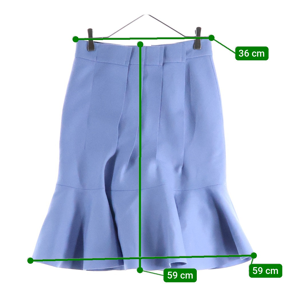 Sacai(サカイ) 23SS Wool Melton Skirt ウールメルトン スカート レディース ブルー 23-06955