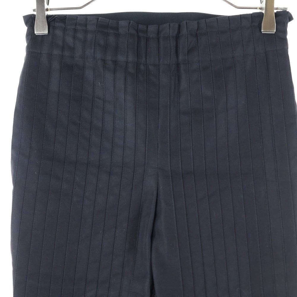 Sacai(サカイ) 23SS ウエストマーク ニットドッキング フレアパンツ レディース ブラック 23-06603