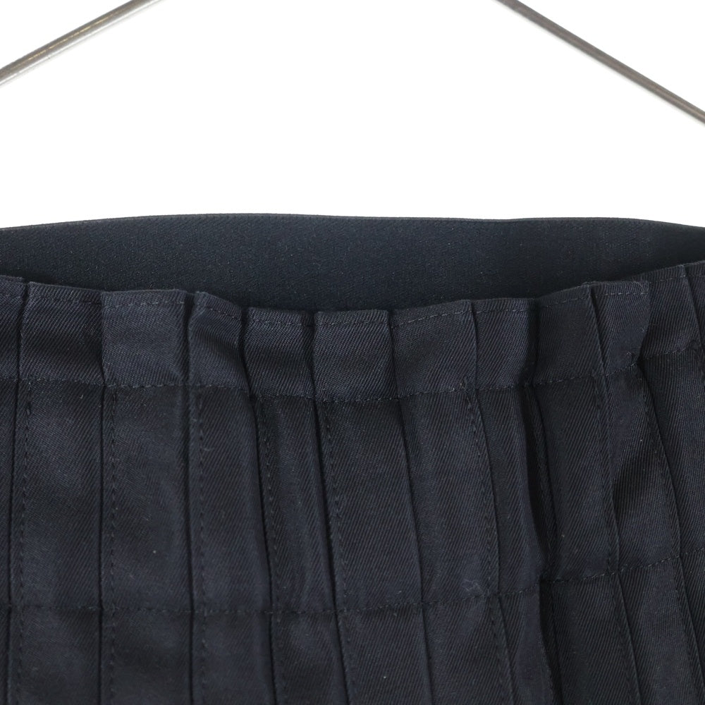 Sacai(サカイ) 23SS ウエストマーク ニットドッキング フレアパンツ レディース ブラック 23-06603