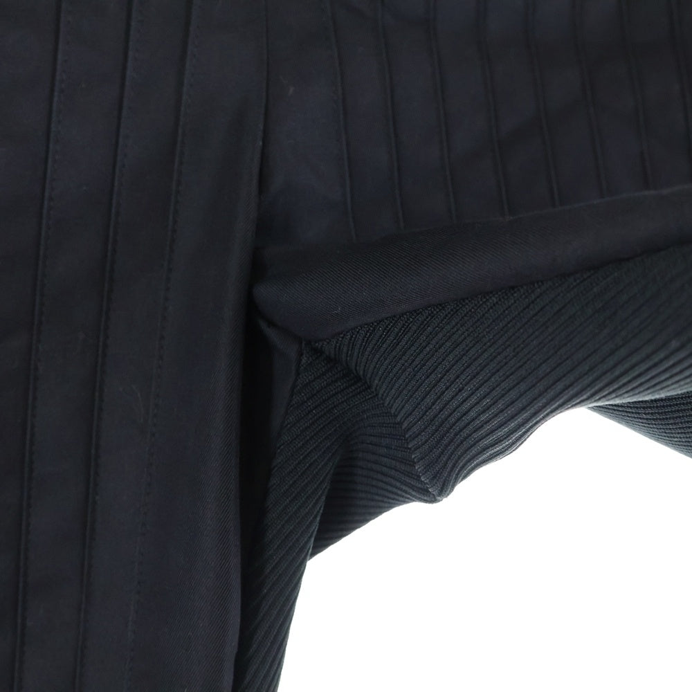 Sacai(サカイ) 23SS ウエストマーク ニットドッキング フレアパンツ レディース ブラック 23-06603