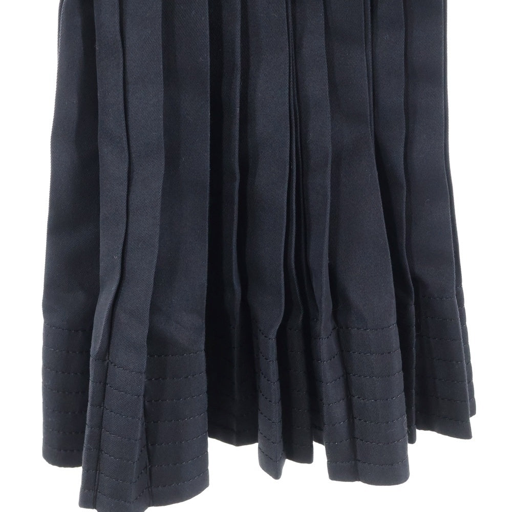 Sacai(サカイ) 23SS ウエストマーク ニットドッキング フレアパンツ レディース ブラック 23-06603