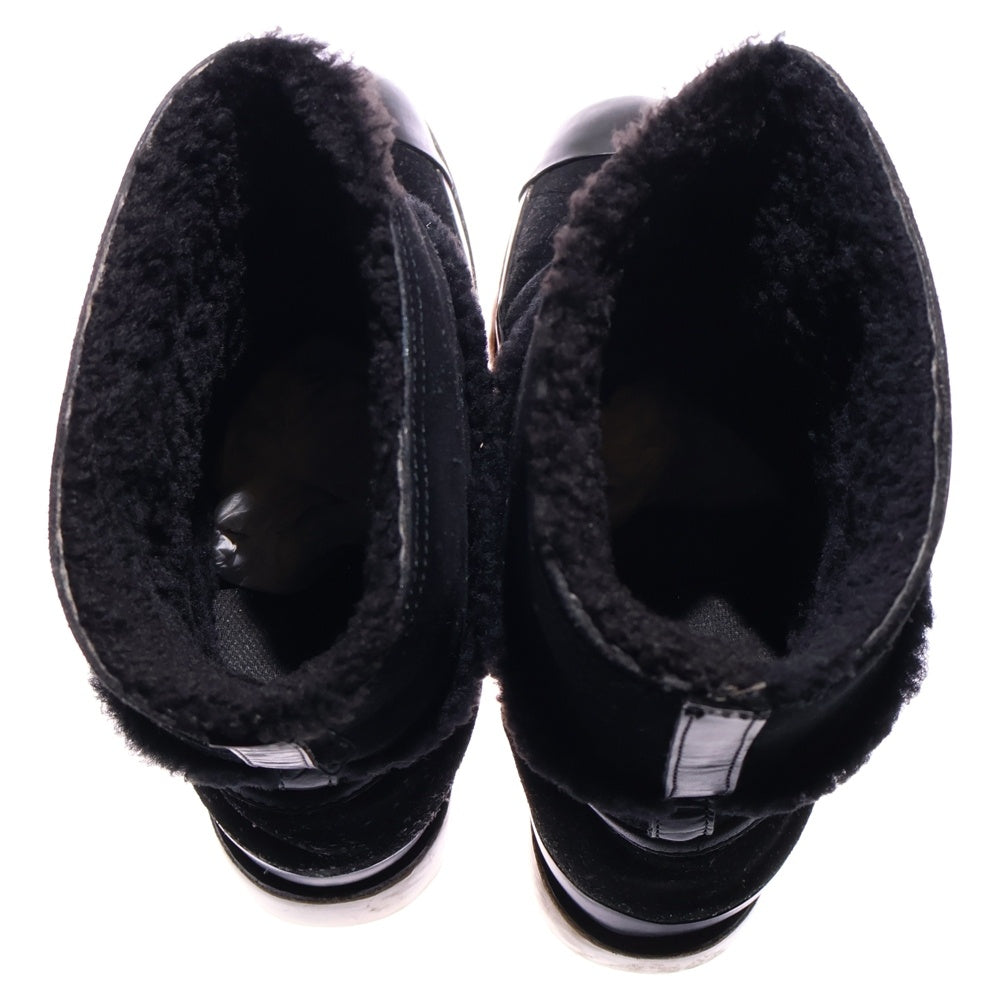 TORY BURCH(トリー バーチ) BOUGHTON SHEARLING BOOTLE ボストン シアリング スウェード ムートン ハイカットブーツ ブラック レディース 33148429