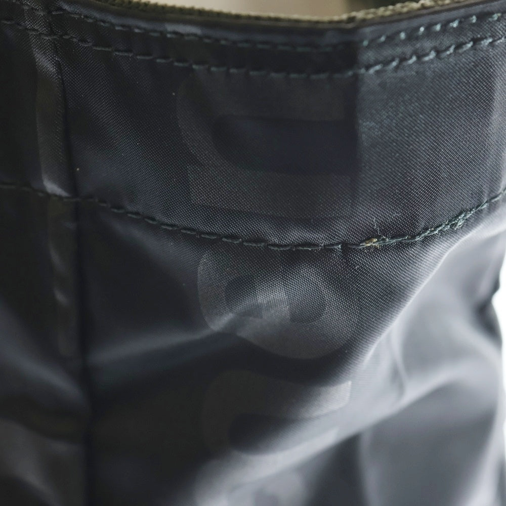 PORTER(ポーター) × HYSTERIC GLAMOUR リバーシブル ナイロン トートバッグ ブラック/カーキ レディース