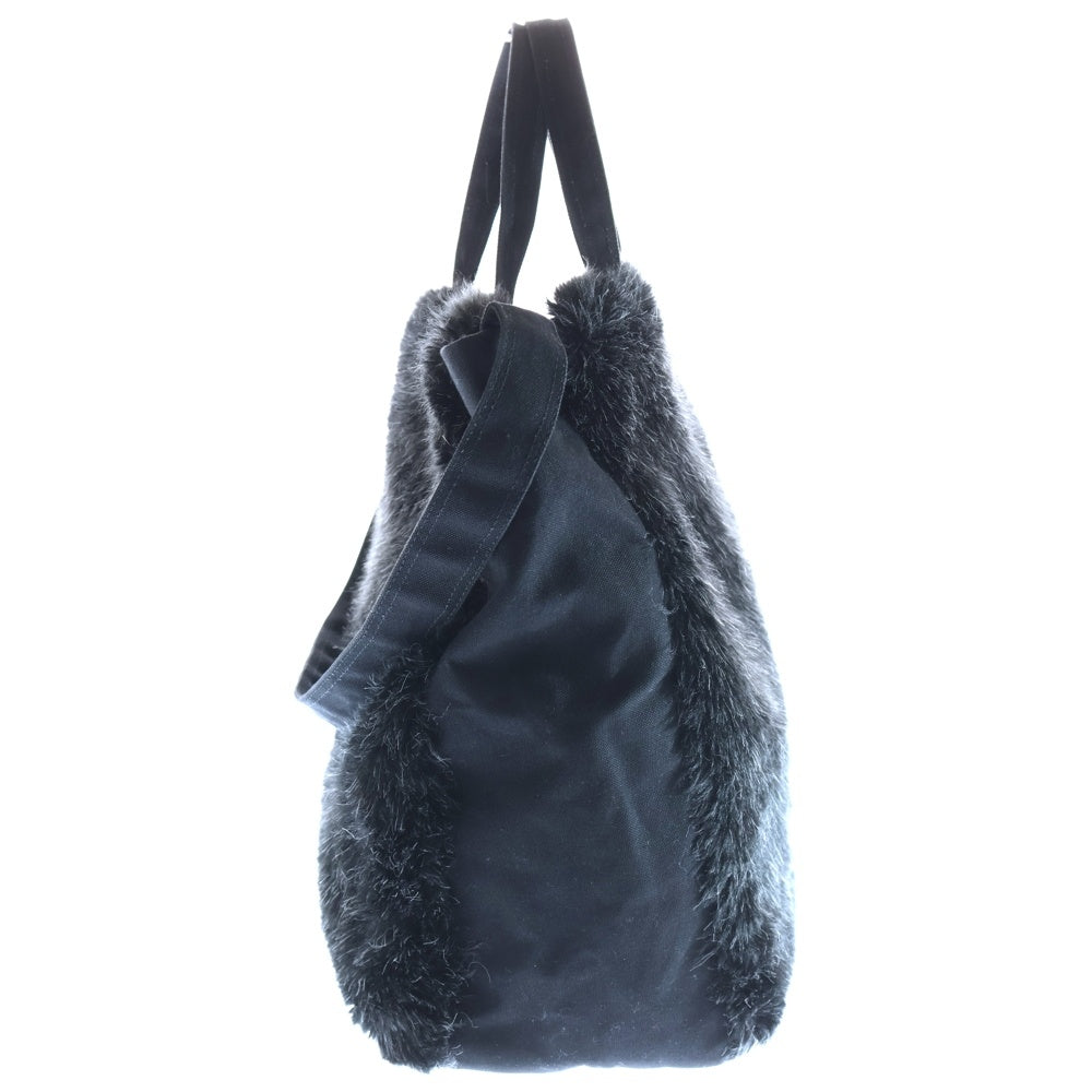 COMME des GARCONS HOMME PLUS(コムデギャルソンオムプリュス) エコファー 2WAY ハンド ショルダーバッグ ブラック PN‐K202