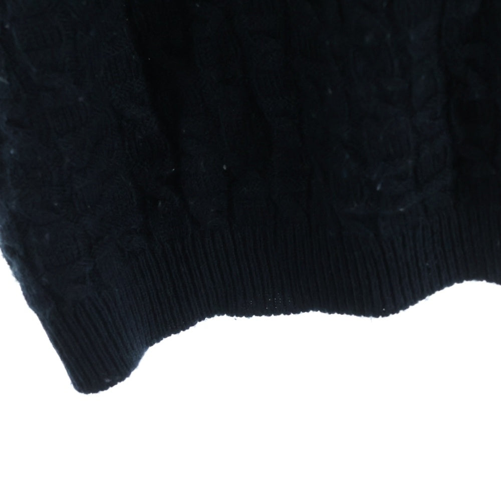 VINTAGE(ヴィンテージ) 90S VINTAGE BOSS ヴィンテージ ボス 韓国製 アクリルニット ベスト ネイビー